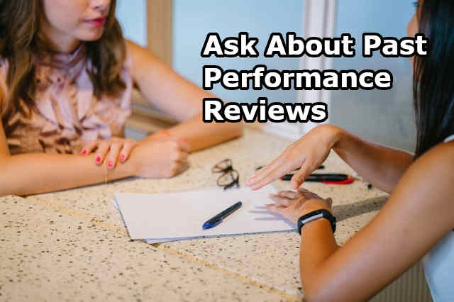 Interview Questions - Past Performance Reviews