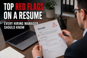 Top red flags on a resume every hiring manager should know to identify hiring risks, improve candidate screening, and make better hires.