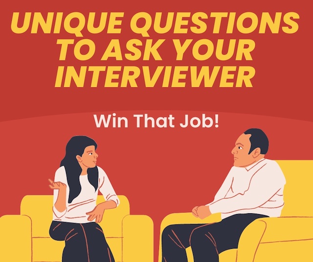 Unique Questions To Ask Your Interviewer Win The Job Today 