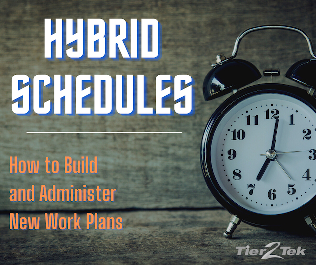 hybrid schedules - tier2tek staffing - 1