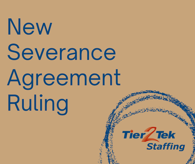 severance agreement - tier2tek staffing