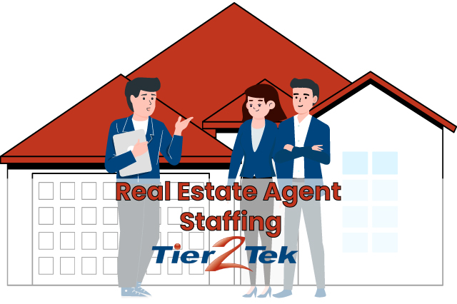 Real Estate Staffing Agency - Tier2Tek Infographic