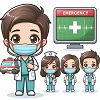 Emergency Room Nurse Staffing Icon