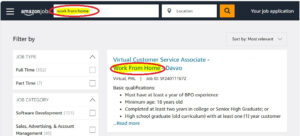 Amazon Work From Home Jobs - Work from Home 1