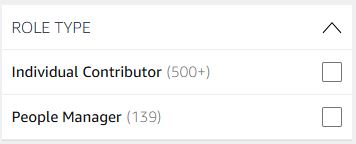 ROLE TYPE - Amazon Jobs