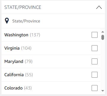 STATE PROVINCE - Amazon Jobs