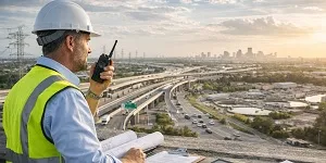 Infrastructure owner overseeing transportation and utility systems for civil engineering projects