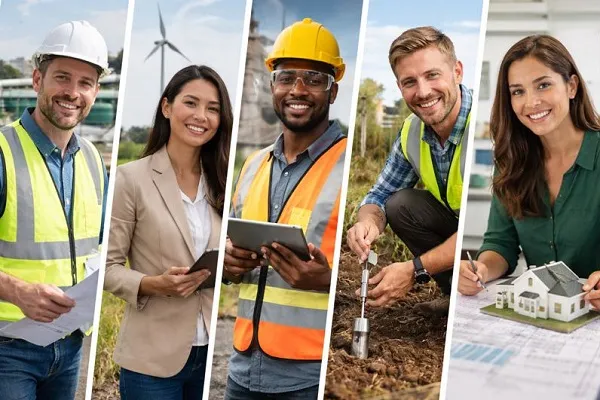 Environmental Engineer professionals working across compliance, sustainability, water resources, and field engineering roles