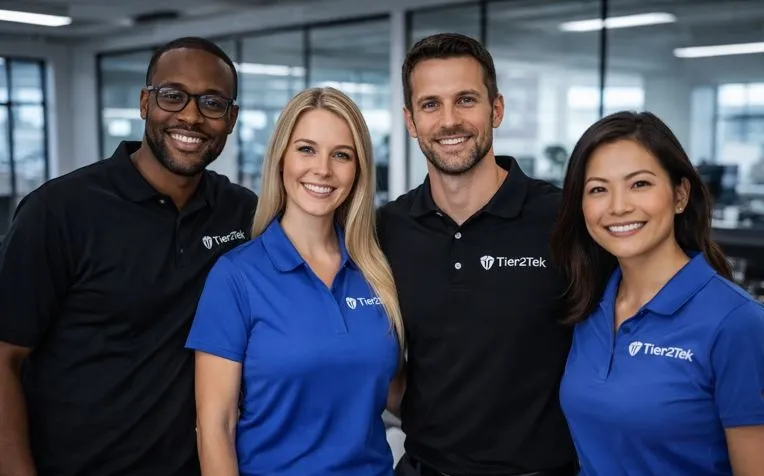 Tier2Tek Staffing recruitment team supporting database administrator direct hire placements