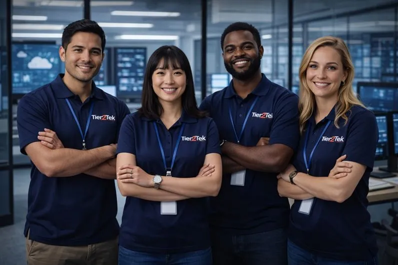 Tier2Tek cloud recruiting team supporting direct hire cloud and infrastructure talent