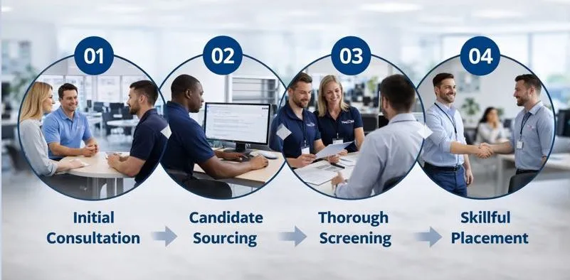 Tier2Tek Staffing recruitment process for hiring desktop support professionals