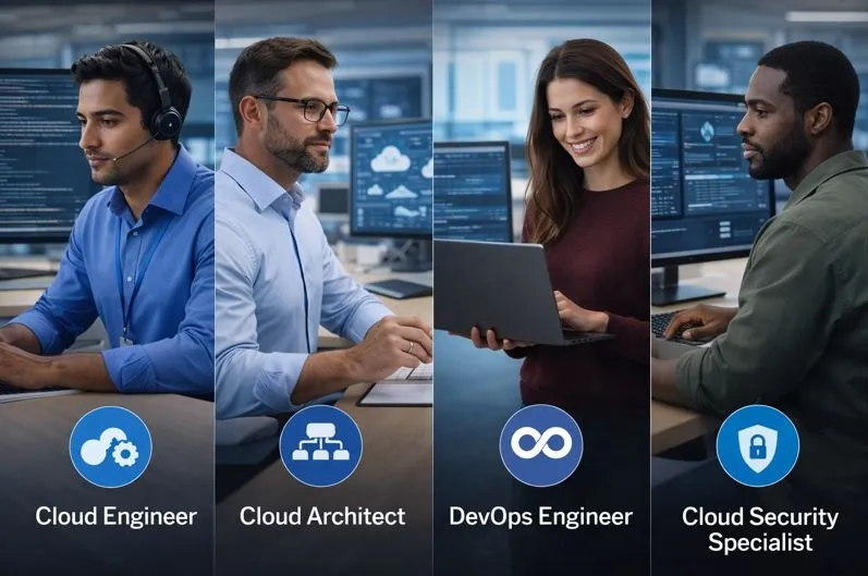 Cloud engineer, cloud architect, DevOps engineer, and cloud security professional working in enterprise environments