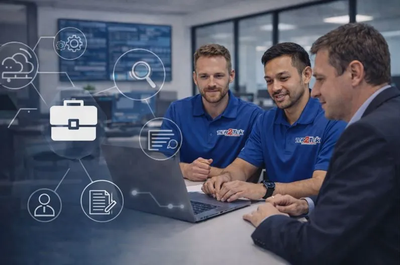 DevOps recruiters consulting with business leaders to align technical hiring and infrastructure needs