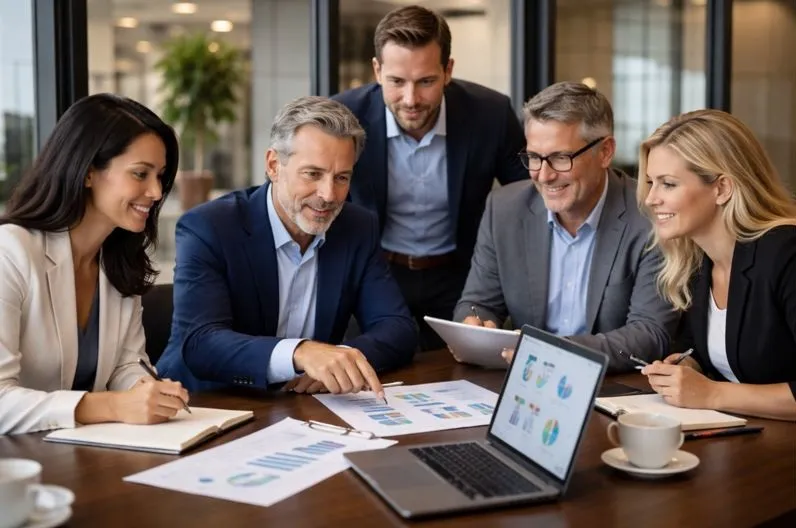 Enterprise leaders planning Workday strategy with executive stakeholders