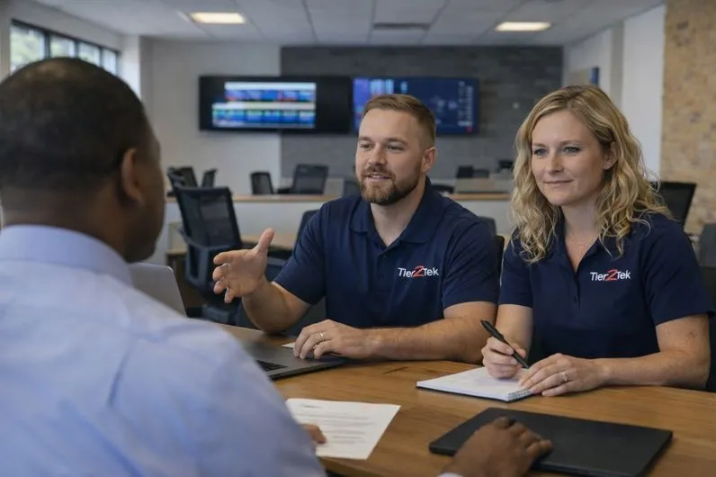 Tier2Tek Staffing recruiters consulting with employers on direct hire ServiceNow recruitment