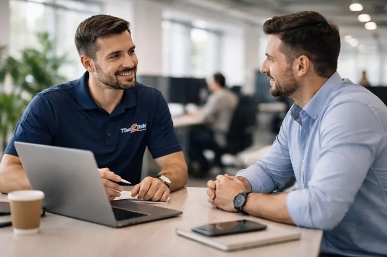 Tier2Tek recruiter meeting with hiring manager for software developer recruitment