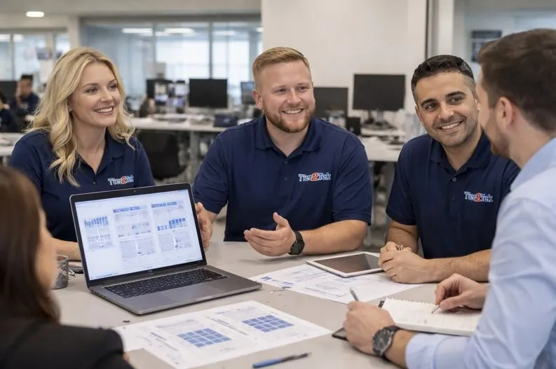 Tier2Tek Staffing recruiters partnering with hiring managers for direct hire UI UX recruitment