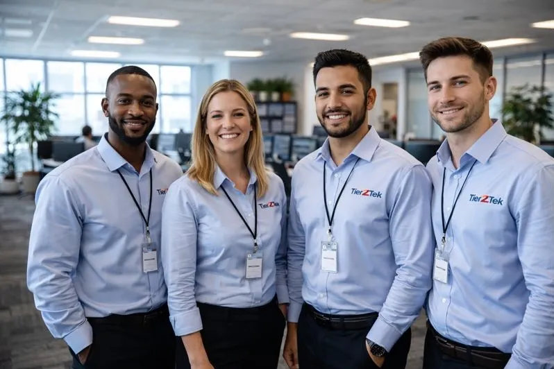 Tier2Tek Staffing IT recruitment team in a professional office environment