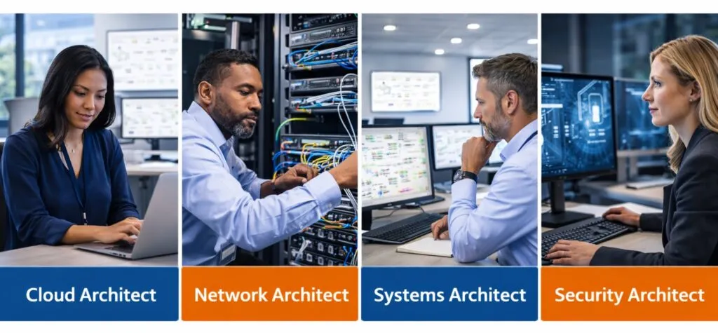 Cloud, Network, Systems, and Security Infrastructure Architects working in enterprise IT environments | Tier2Tek Staffing