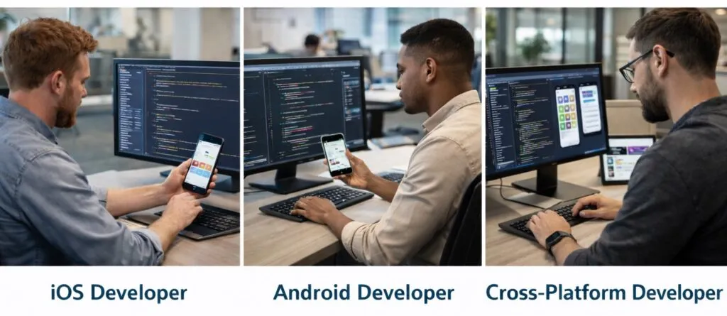 Types of Mobile Application Developers and What They Do