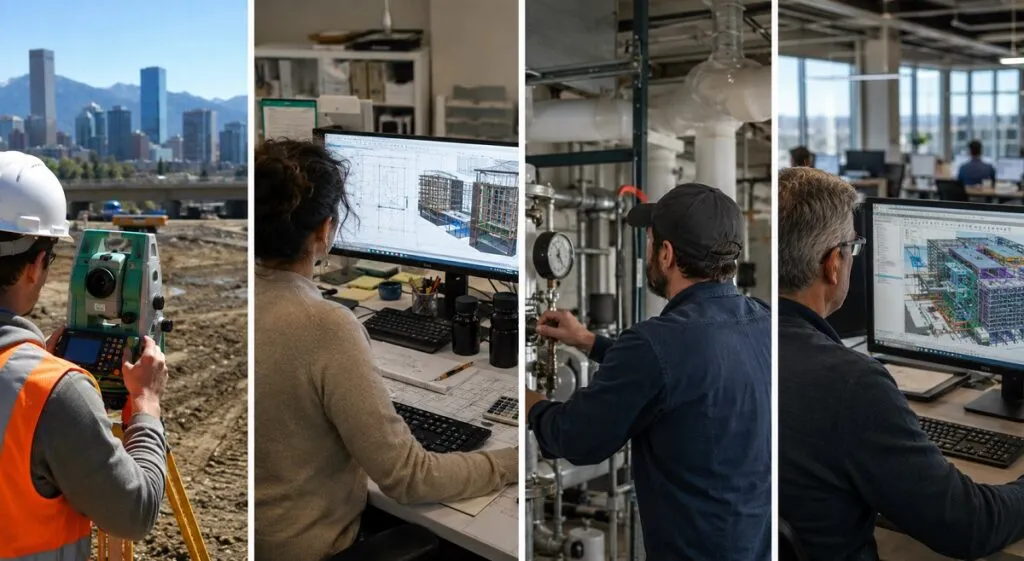 CAD professionals supporting civil engineering, architecture, MEP engineering, and construction projects across Denver’s growing design and building sectors.