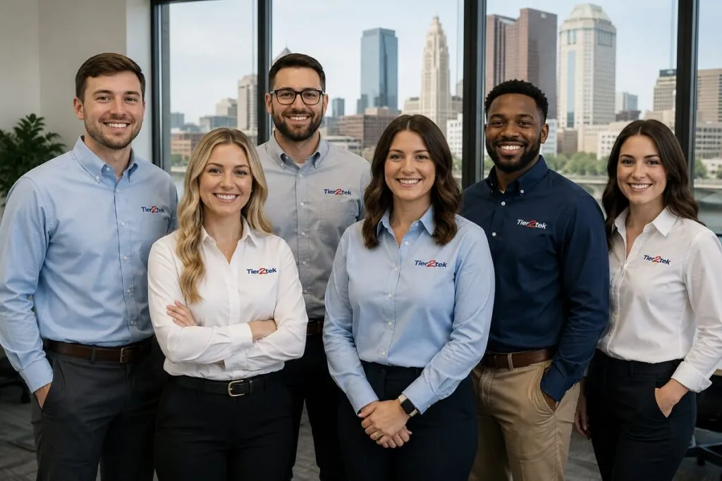 Tier2Tek CAD staffing recruiters in Columbus collaborating to connect skilled CAD designers, drafters, and engineering professionals with top employers.