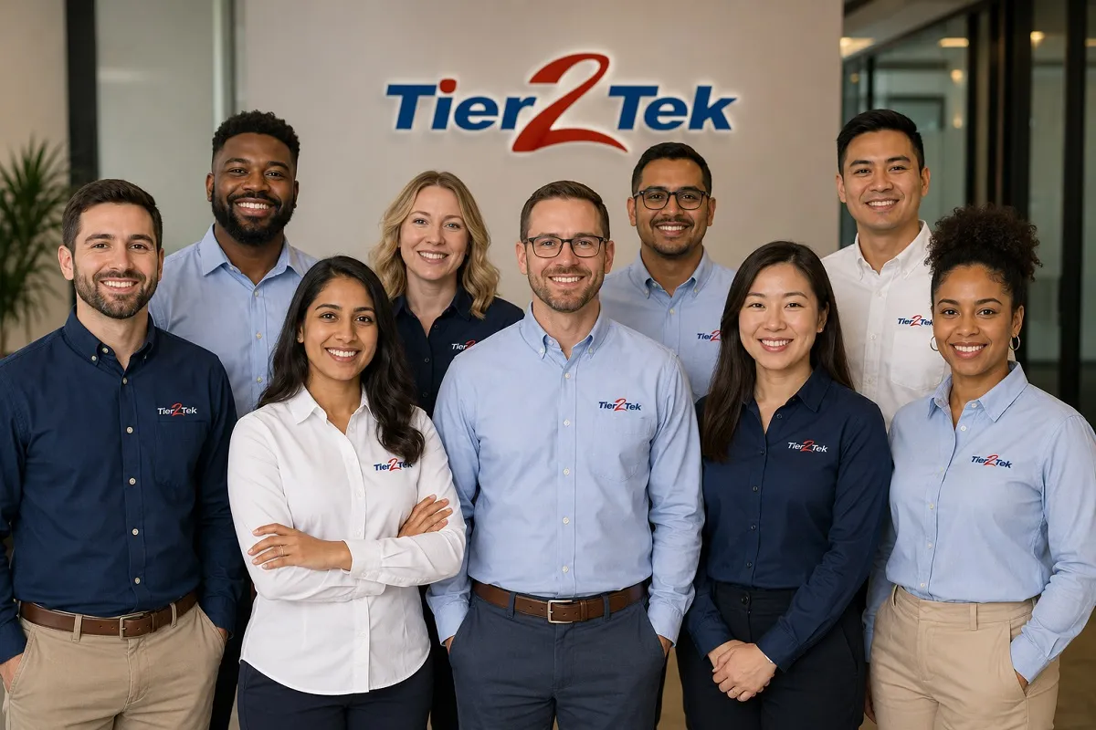 Tier2Tek Staffing recruiters representing nationwide direct hire staffing services across IT, CAD, engineering, and professional recruiting.