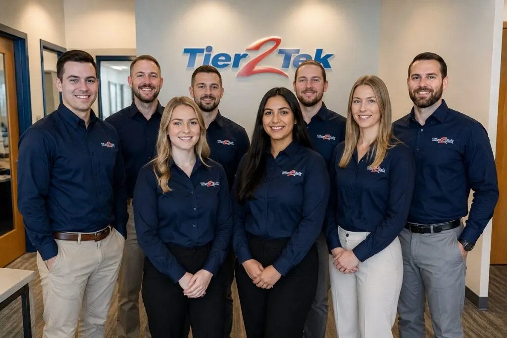 Tier2Tek Staffing team supporting nationwide IT support staffing and CAD staffing with experienced recruiters connecting employers with qualified technical professionals.