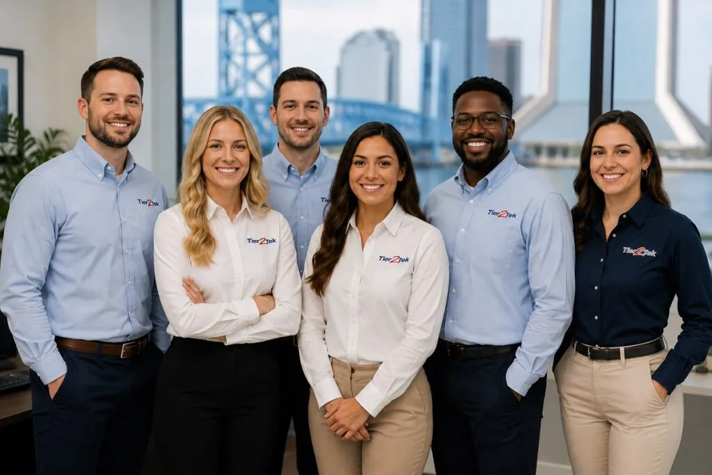 Tier2Tek CAD recruiting team in Jacksonville connecting skilled CAD designers, drafters, and engineering professionals with top employers.