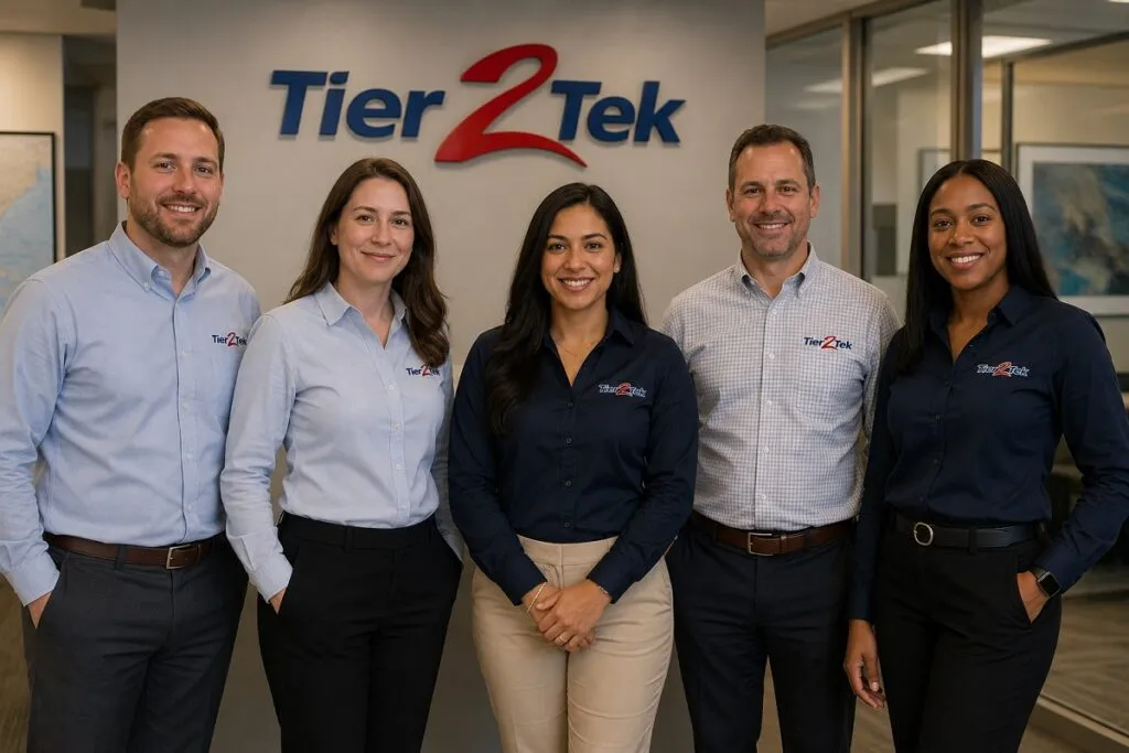 Tier2Tek Staffing recruitment team specializing in Revit, BIM, engineering, architecture, and technical staffing solutions.