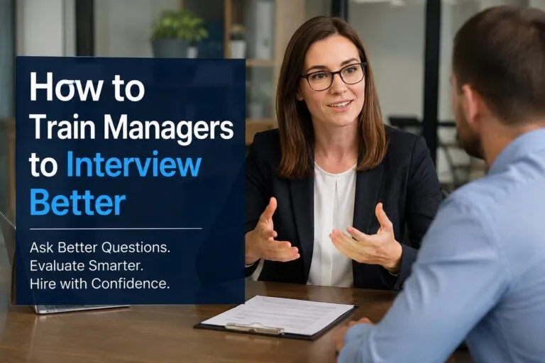 How to train managers to interview better through effective candidate questioning and evaluation.