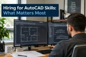 Hiring for AutoCAD skills with a CAD professional reviewing technical drawings