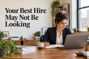 Skilled professional focused on her work, representing passive candidates for Tier2tek Staffing.